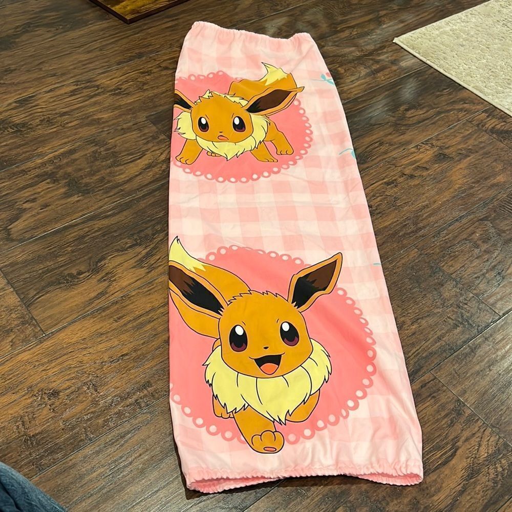 1997 Eevee pokemon tulip delight body pillow case official merch vintage
